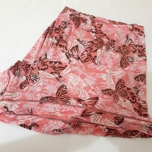 JOYSPUN Sleepwear Pink Butterfly Mini Short Size 2X